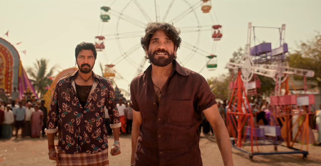 Nagarjuna and Allari Naresh star in the new Telugu movie "Naa Saami Ranga," reviewed here by White Guy Watches Bollywood.